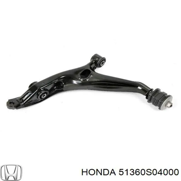 51360S04000 Honda barra oscilante, suspensión de ruedas delantera, inferior izquierda