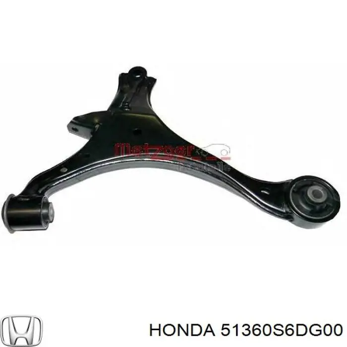 51360S6DG00 Honda barra oscilante, suspensión de ruedas delantera, inferior izquierda