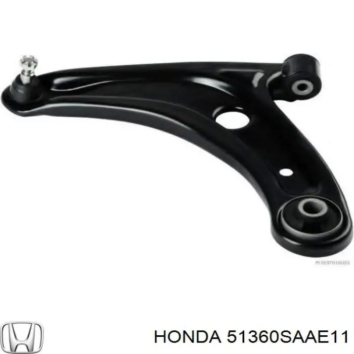 51360SAAE11 Honda barra oscilante, suspensión de ruedas delantera, inferior izquierda