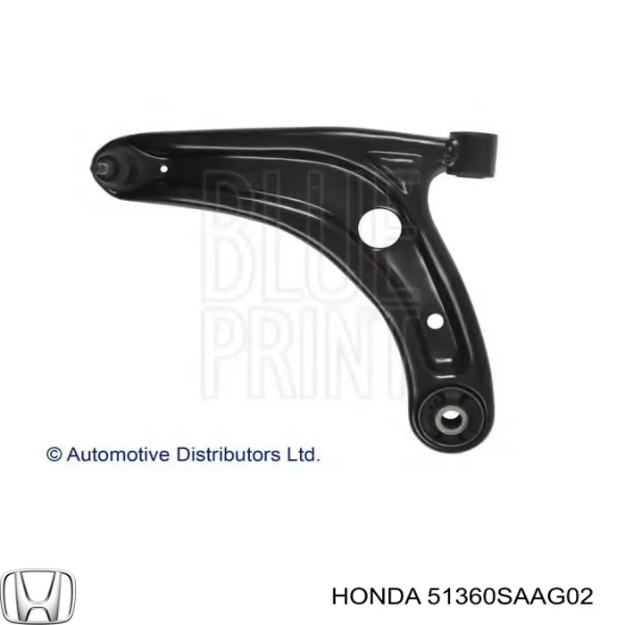 51360SAAG02 Honda barra oscilante, suspensión de ruedas delantera, inferior izquierda