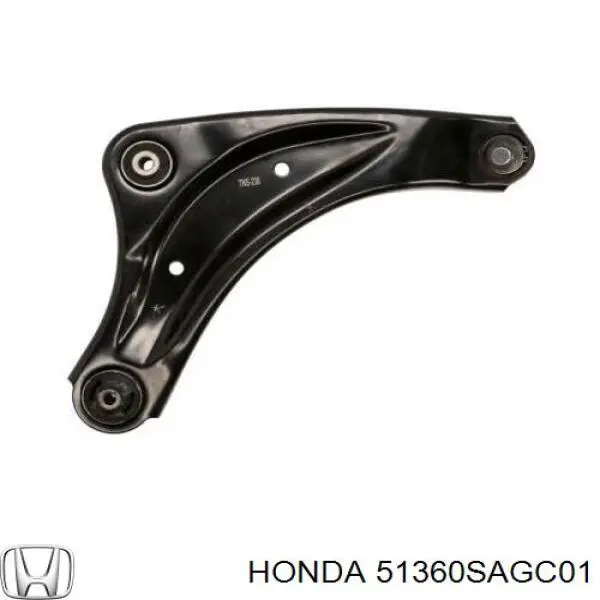 51360SAGC01 Honda barra oscilante, suspensión de ruedas delantera, inferior izquierda