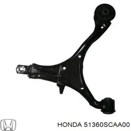 51360SCAA00 Honda barra oscilante, suspensión de ruedas delantera, inferior izquierda