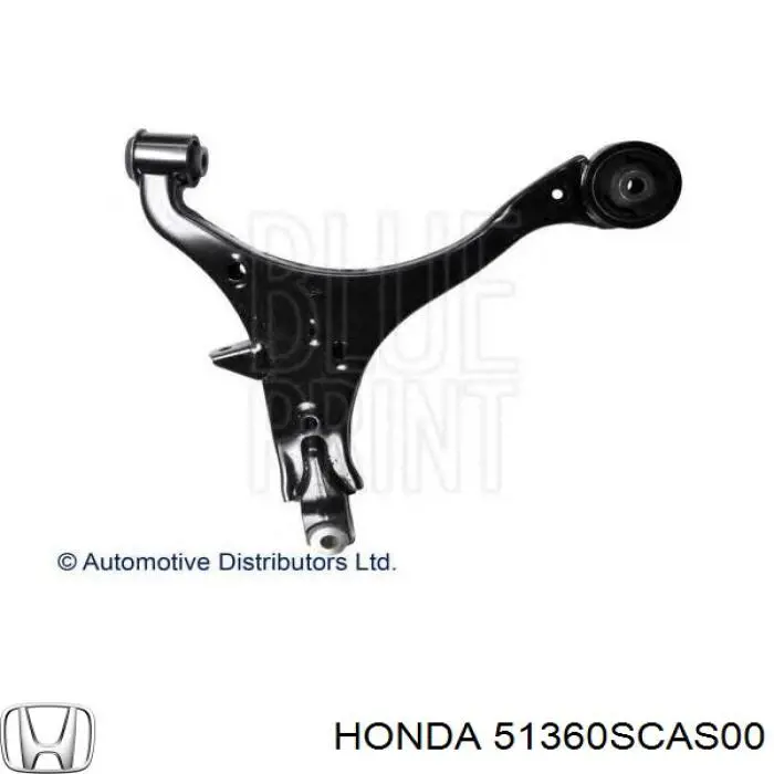 51360SCAS00 Honda barra oscilante, suspensión de ruedas delantera, inferior izquierda