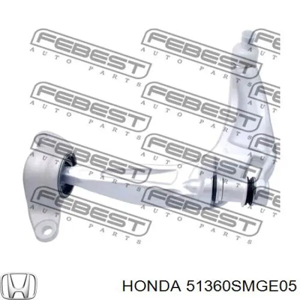 Brazo inferior izquierdo de la suspensión delantera Honda 51360SMGE05