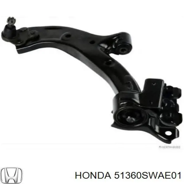 Brazo inferior izquierdo de la suspensión delantera Honda 51360SWAE01 precio, desde 76,96 EUR