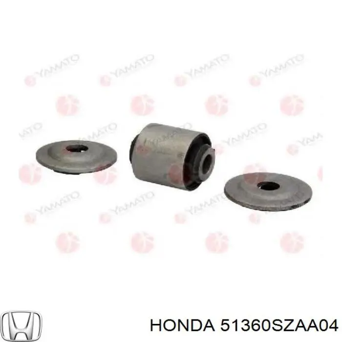 51360SZAA04 Honda barra oscilante, suspensión de ruedas delantera, inferior izquierda