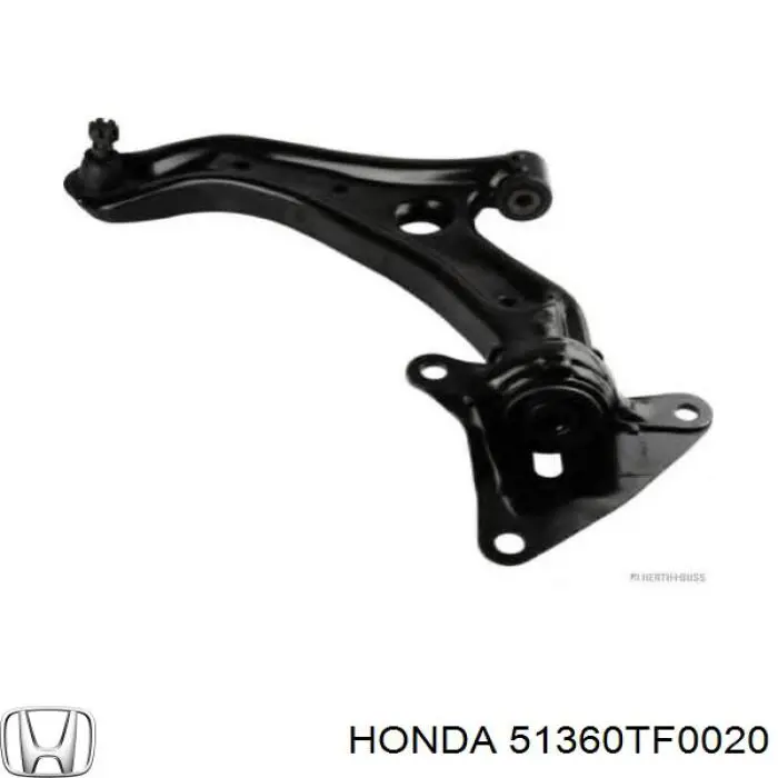 51360TF0020 Honda barra oscilante, suspensión de ruedas delantera, inferior izquierda