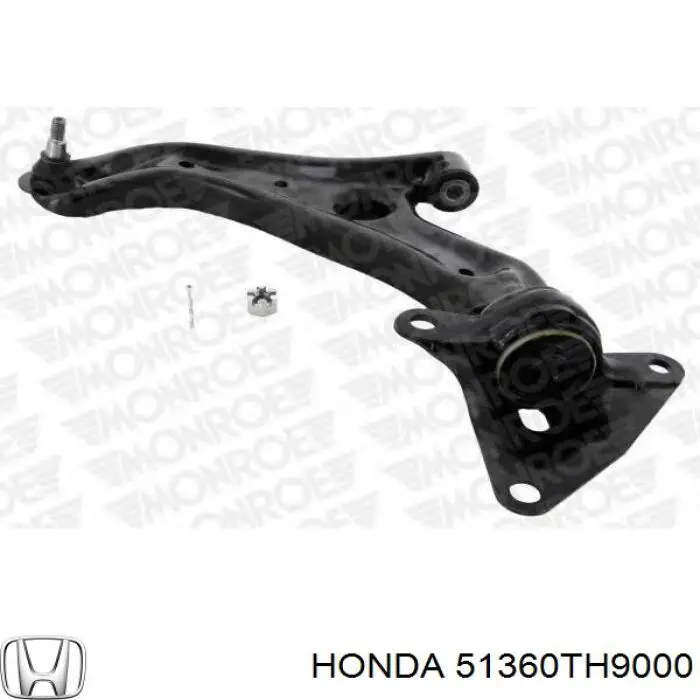 51360TH9000 Honda barra oscilante, suspensión de ruedas delantera, inferior izquierda