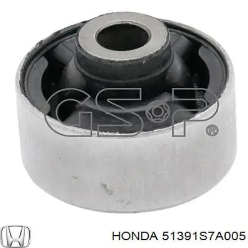 Silentblock del brazo de suspensión 51391S7A005 Honda