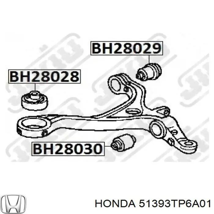 Silentblock de brazo de suspensión Honda 51393TP6A01 precio, desde 12,03 EUR