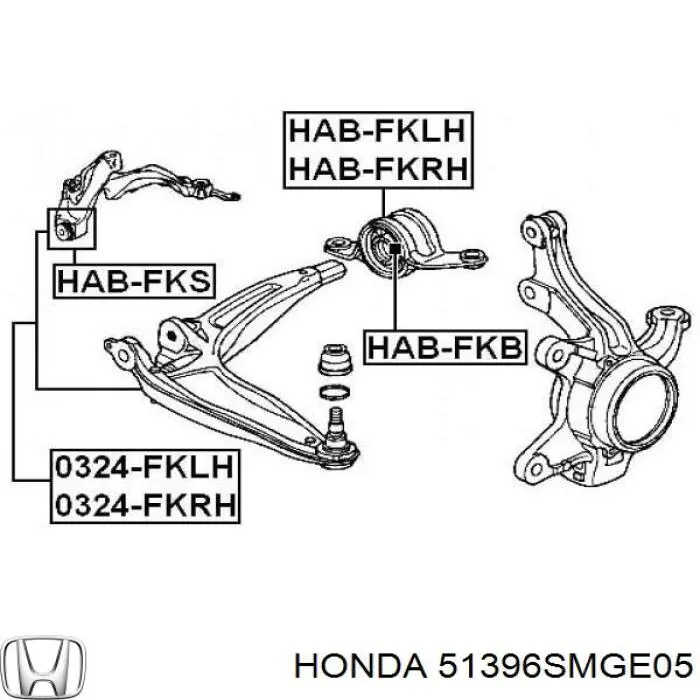 Comprar 51396SMGE05 Honda Silentblock