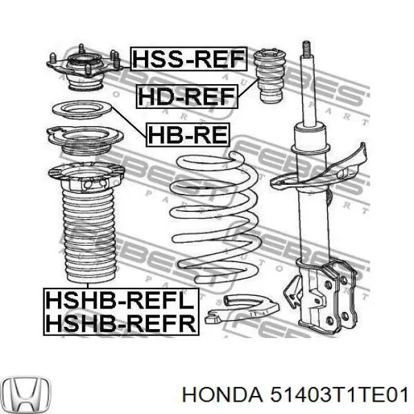 51403T1TE01 Honda fuelle, amortiguador delantero