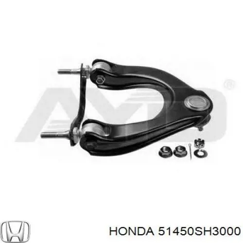 51450SH3000 Honda barra oscilante, suspensión de ruedas delantera, superior derecha