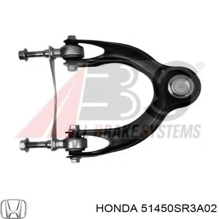 51450SR3A02 Honda barra oscilante, suspensión de ruedas delantera, superior derecha