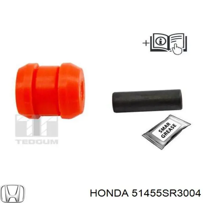 Comprar 51455SR3004 Honda Buje del brazo de suspensión delantero superior