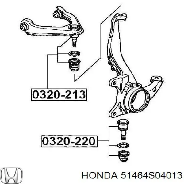 Fuelle superior de rótula Honda 51464S04013 precio, desde 6,69 EUR