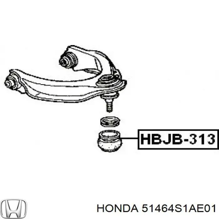 Fuelle superior de rótula Honda 51464S1AE01 precio, desde 9,98 EUR