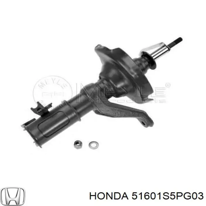 51601S5PG03 Honda amortiguador delantero derecho