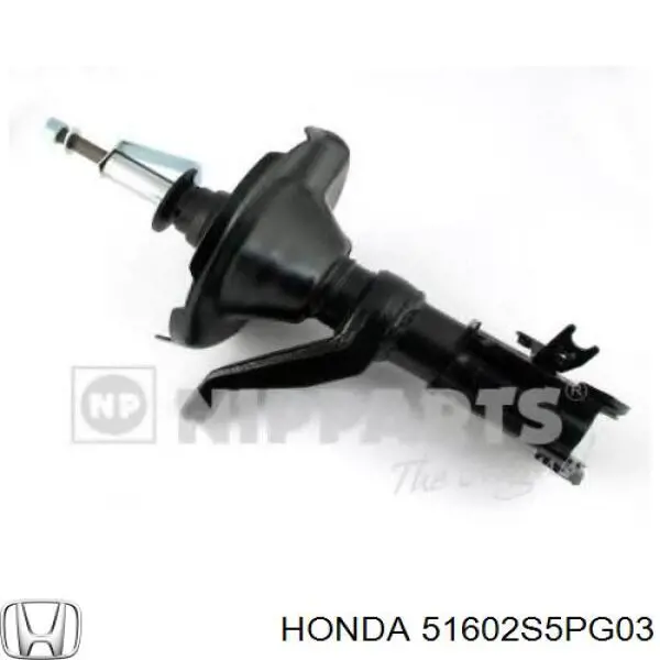 51602S5PG03 Honda amortiguador delantero izquierdo