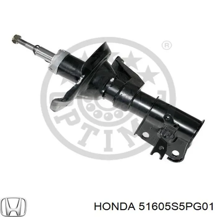 51605S5PG01 Honda amortiguador delantero derecho