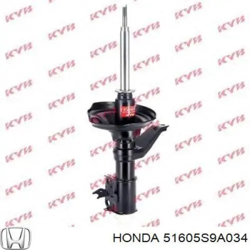 51605S9A034 Honda amortiguador delantero derecho