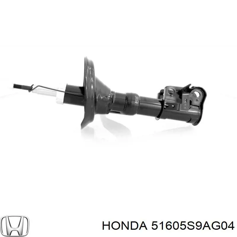 Amortiguador eje delantero derecha Honda 51605S9AG04