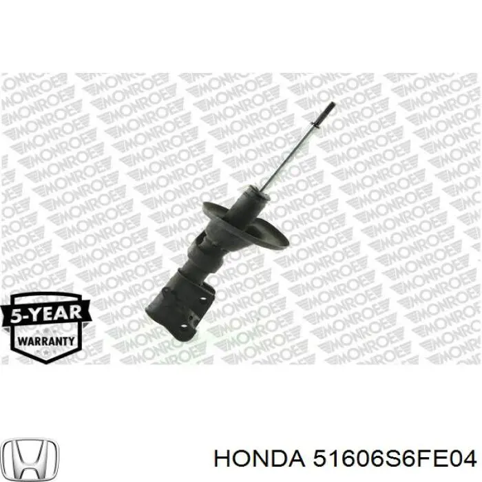 51606S6FE04 Honda amortiguador delantero izquierdo