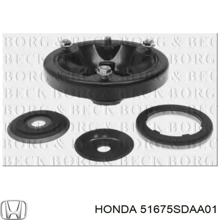 Soporte del amortiguador delantero Honda 51675SDAA01 precio, desde 24,94 EUR