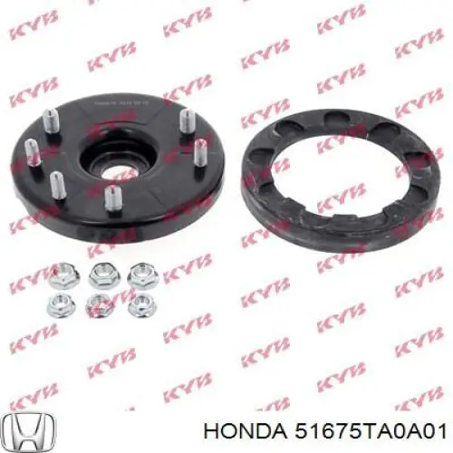 51675TA0A01 Honda soporte amortiguador delantero derecho