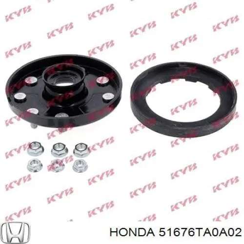 Soporte del amortiguador delantero izquierdo Honda 51676TA0A02 precio, desde 21,70 EUR