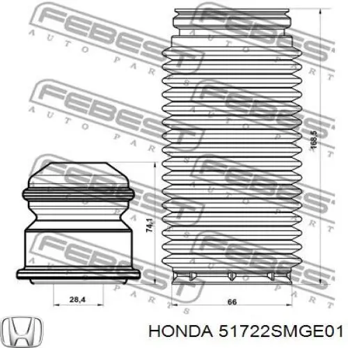 51722SMGE01 Honda almohadilla de tope, suspensión delantera