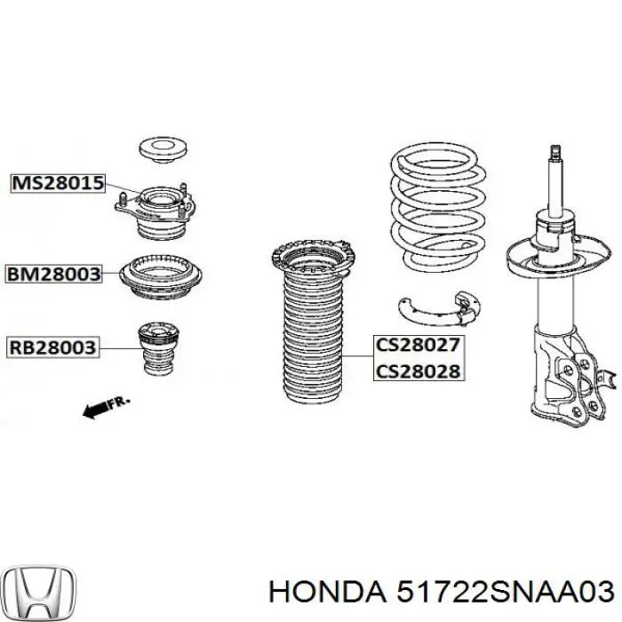 51722SNAA03 Honda