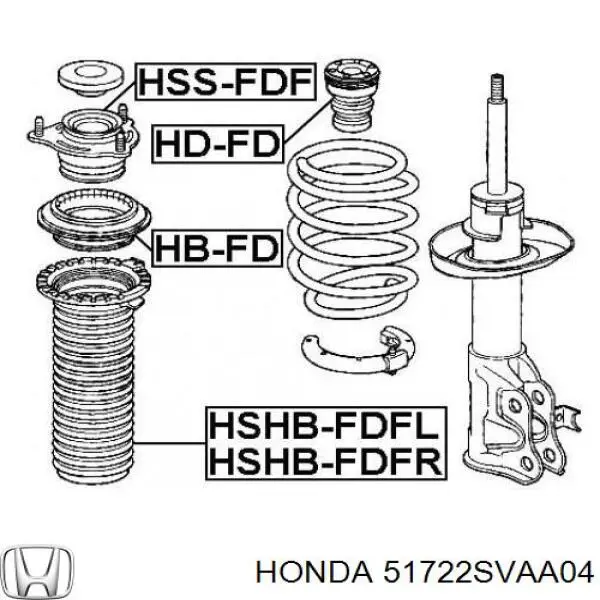 Tope de amortiguador delantero Honda 51722SVAA04 precio, desde 10,30 EUR