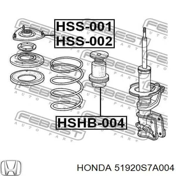 51920S7A004 Honda soporte amortiguador delantero derecho