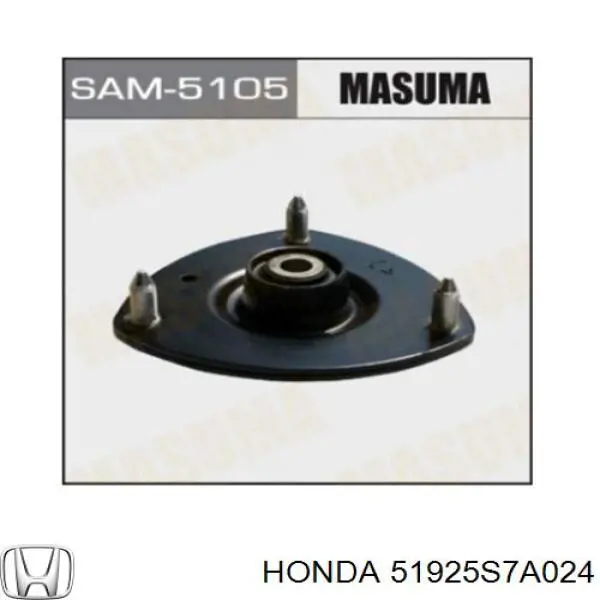 51925S7A024 Honda soporte amortiguador delantero izquierdo