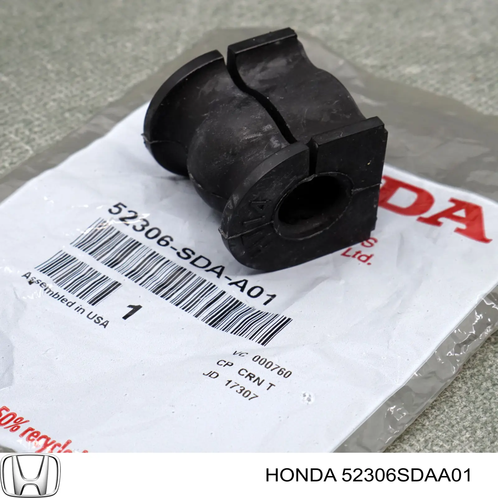 52306SDAA01 Honda Buje de barra estabilizadora trasera