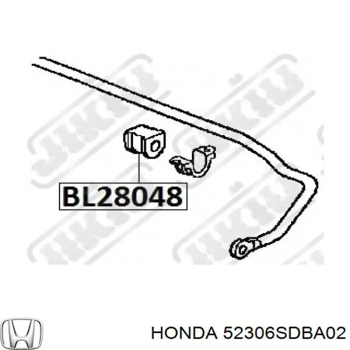 52306SDBA02 Honda casquillo de barra estabilizadora trasera