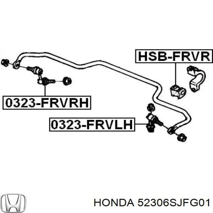 Comprar 52306SJFG01 Honda Buje de barra estabilizadora trasera