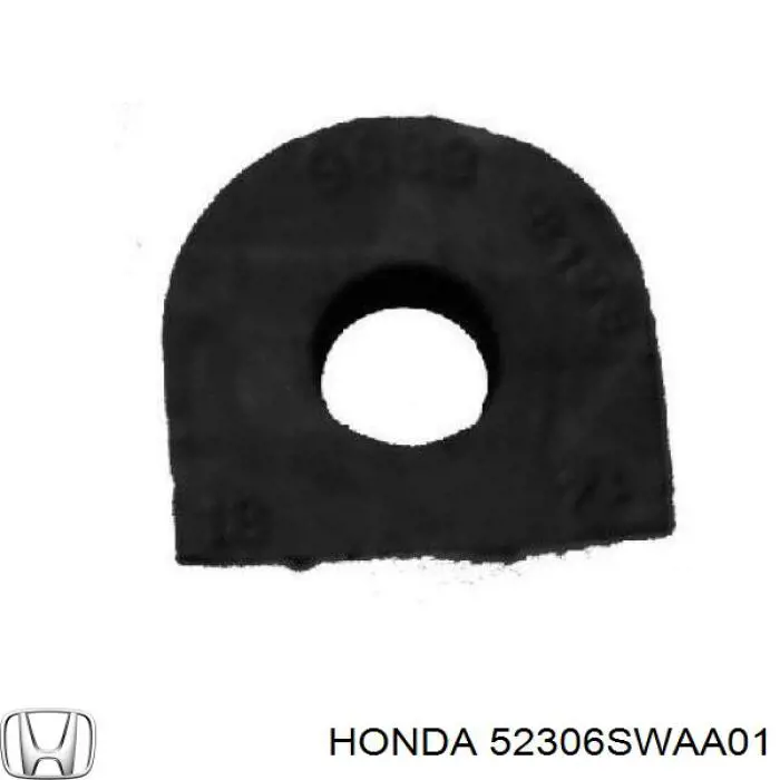 Buje de barra estabilizadora trasera 52306SWAA01 Honda