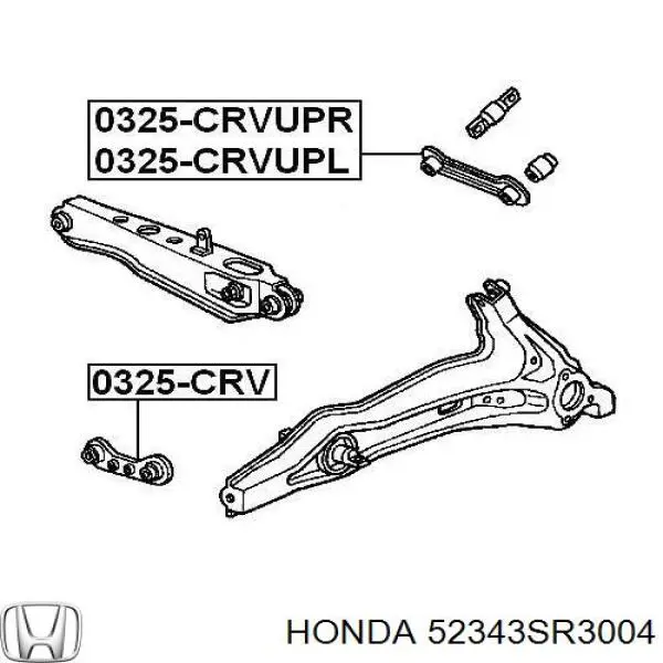 Buje del brazo inferior trasero 52343SR3004 Honda