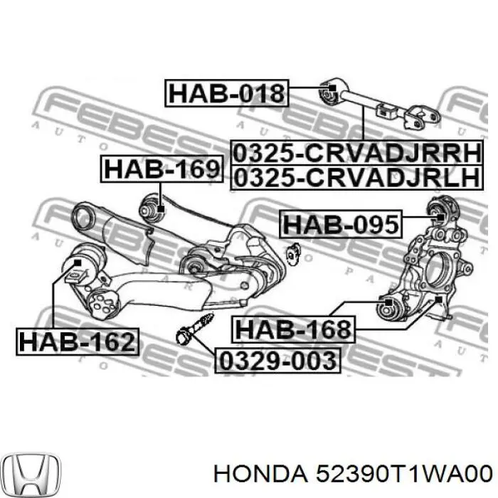  Honda 52390T1WA00 precio, desde 81,31 EUR