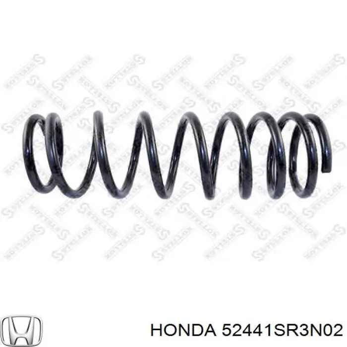 52441SR3N02 Honda muelle de suspensión eje trasero