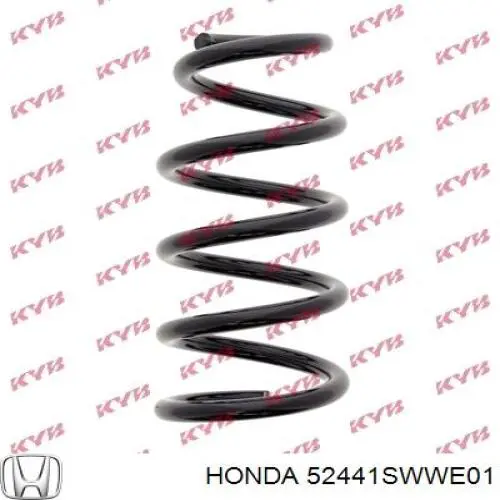 Muelle de suspensión trasero Honda 52441SWWE01 precio, desde 24,49 EUR
