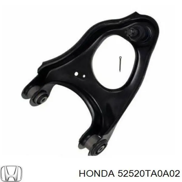 Brazo superior izquierdo de la suspensión trasera 52520TA0A02 Honda