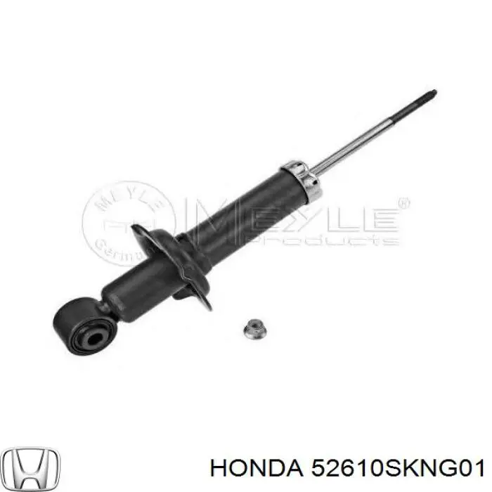 52610SKNG01 Honda amortiguador trasero derecho