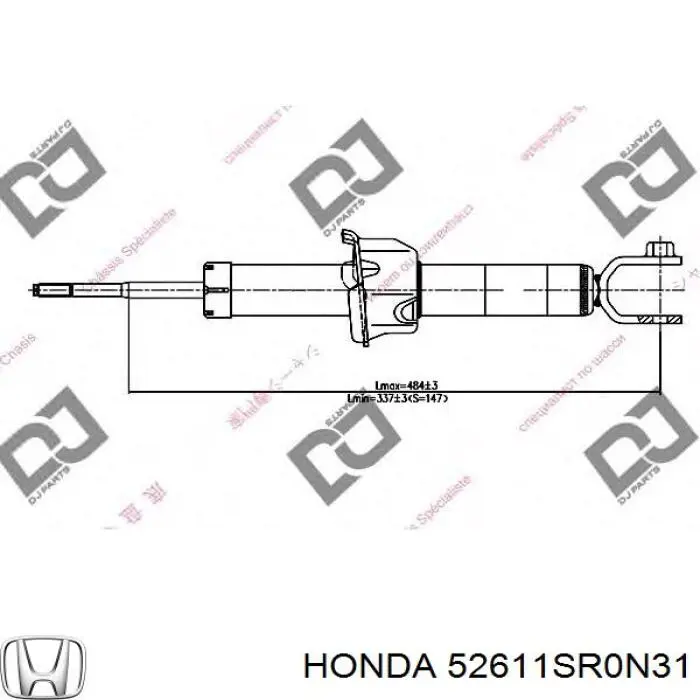 Comprar 52611SR0N31 Honda Amortiguador trasero