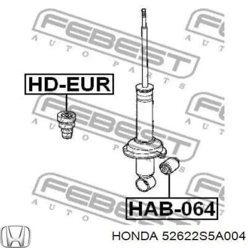 52622S5A004 Honda silentblock de amortiguador trasero