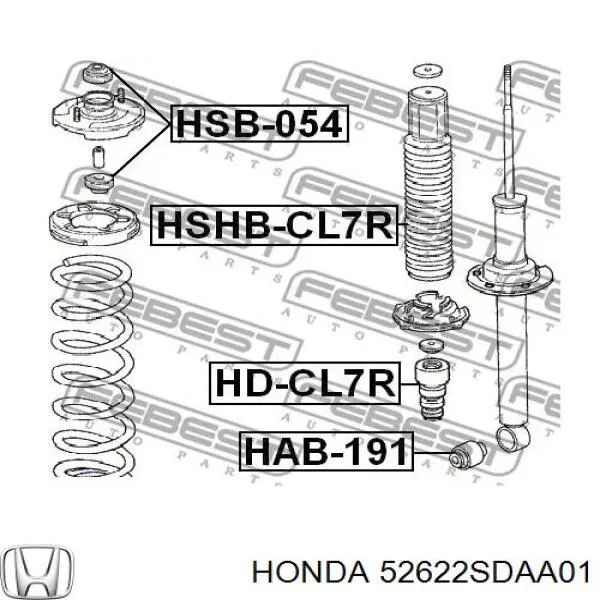 Comprar 52622SDAA01 Honda Silentblock amortiguador trasero