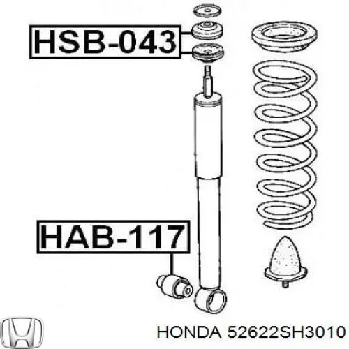 52622SH3010 Honda silentblock de amortiguador trasero