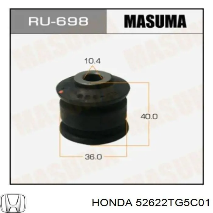 52622TG5C01 Honda silentblock de amortiguador trasero